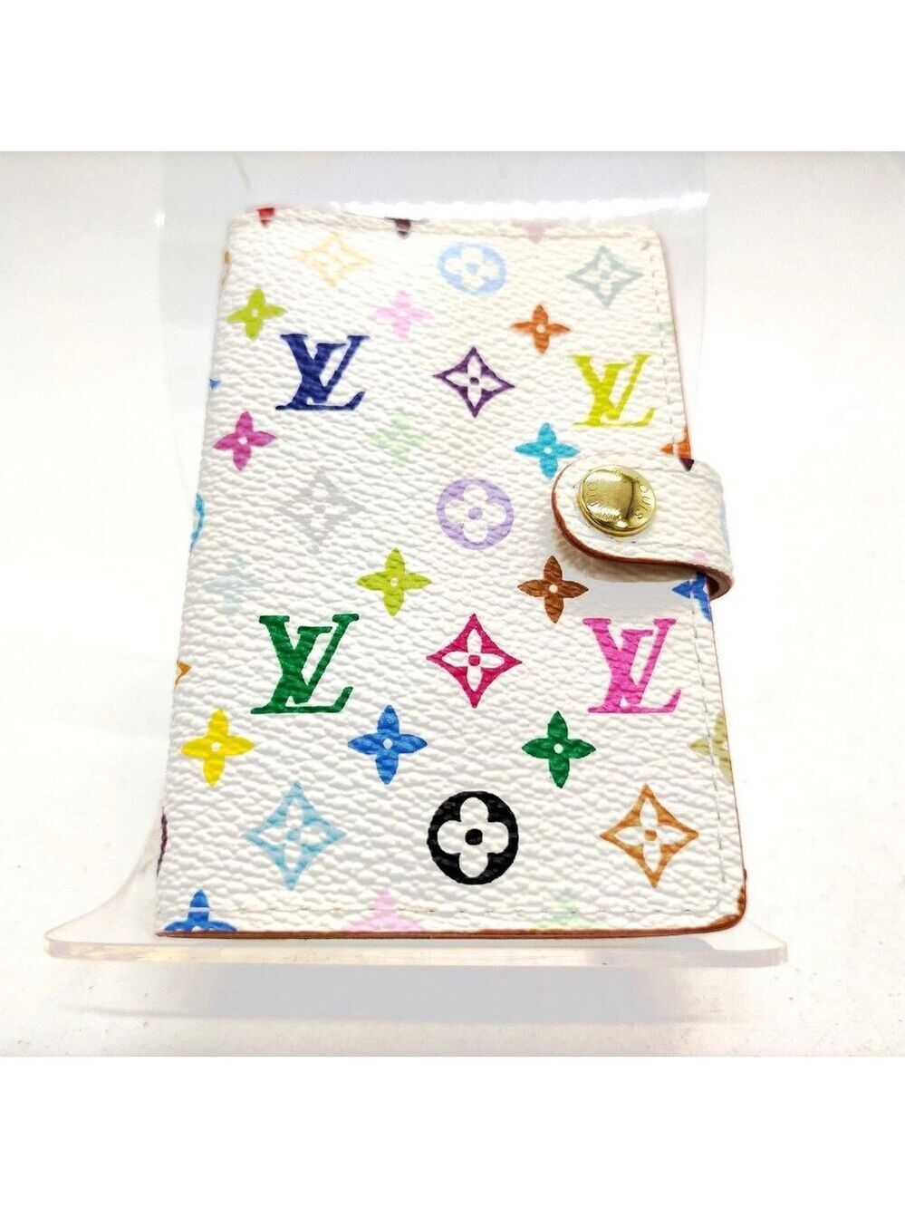 Louis Vuitton LV Diary Cover White Monogram MultiColor 450-070325